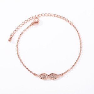 Chain Bracelet with Angel Wings